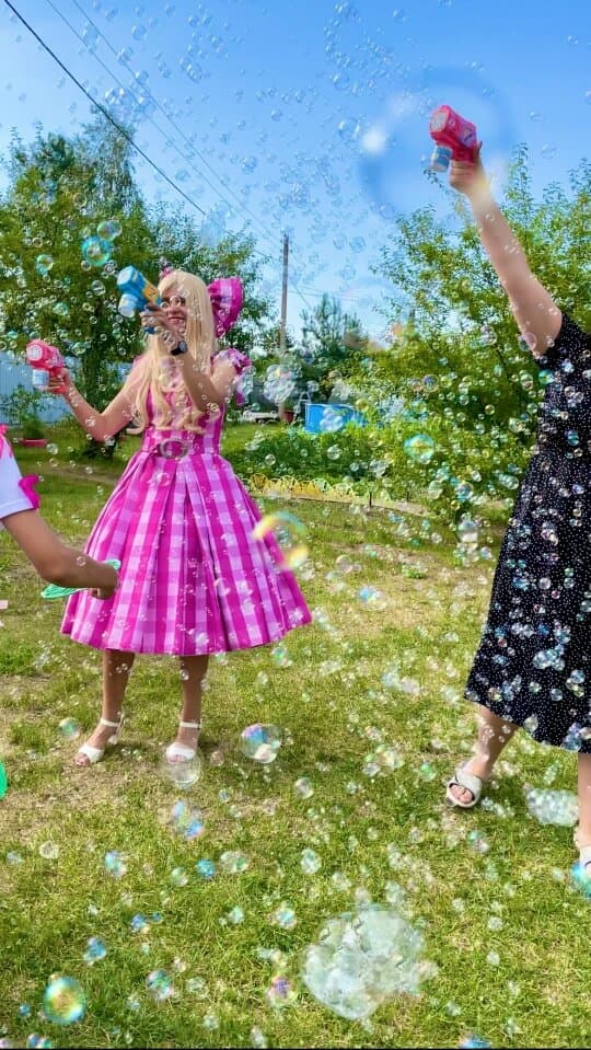 Фото — Шоу мыльных пузырей от разных героев